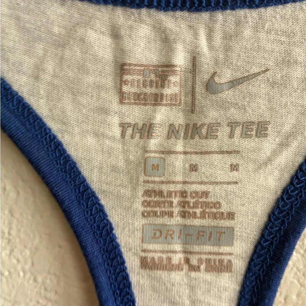 Nike LA Dodgers Tank Top In Gray and Blue M
